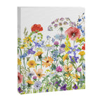 Colorful Midsummer Scandinavian Wildflowers Meadow  Canvas Print Gallery Image 8