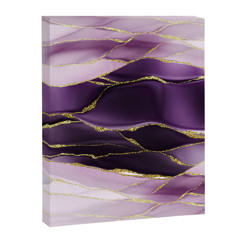 Day And Night Purple Marble Landscape Canvas Print Gallery Image 8