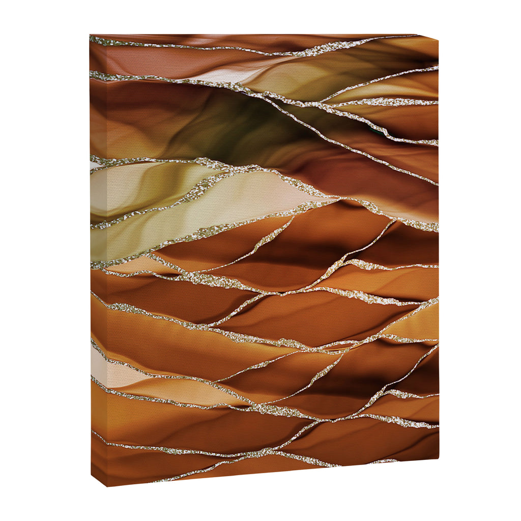 Desert Hot Copper Marble Landscapes Canvas Print Gallery Image 6