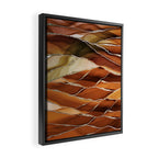 Desert Hot Copper Marble Landscapes Framed Canvas Print Gallery Image 2