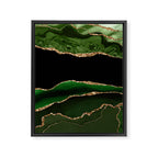 Emerald Marble Glamour Landscapes Framed Canvas Print Gallery Image 8