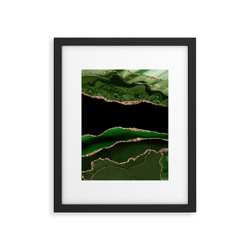 Emerald Marble Glamour Landscapes Framed Art Print Gallery Image 6