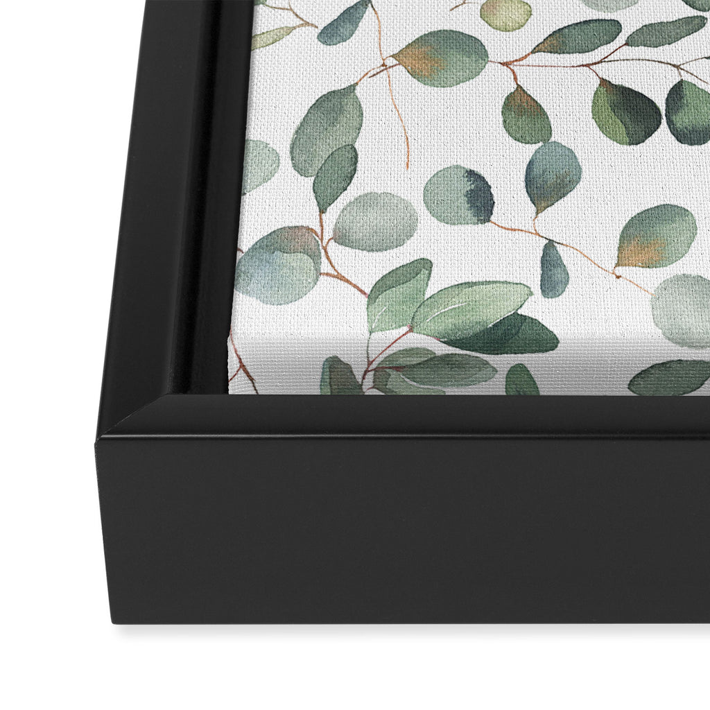 Eucalyptus Leaves Garden Framed Canvas Print Gallery Image 3