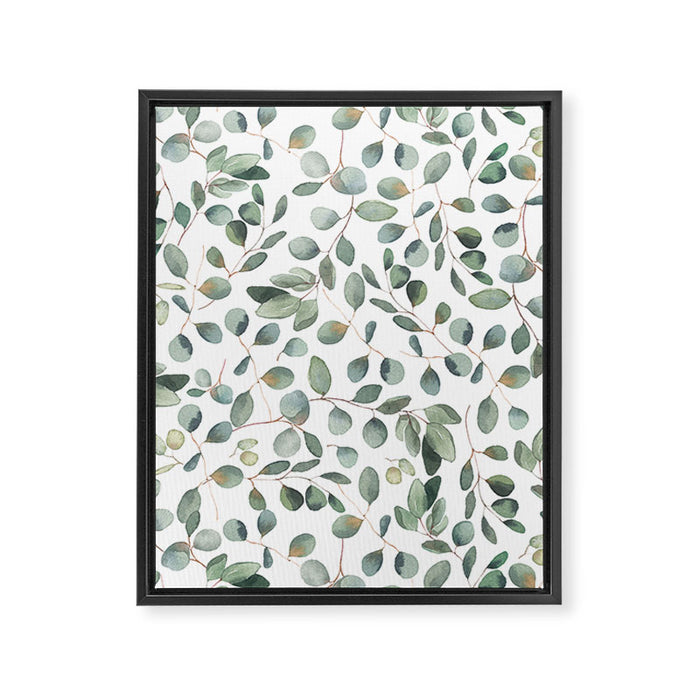 Eucalyptus Leaves Garden Framed Canvas Print Gallery Image 1