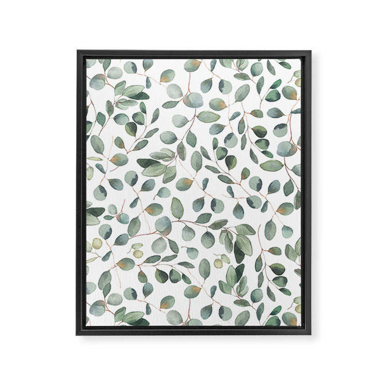 Eucalyptus Leaves Garden Framed Canvas Print Gallery Image 8