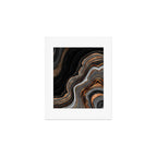 Glowing Marble Waves  Art Print Gallery Image 1