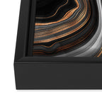 Glowing Marble Waves  Framed Canvas Print Gallery Image 3