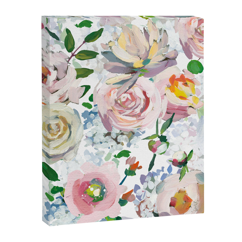 Hand Drawn Vintage Spring Claude Monet Botanical Flower Garden Canvas Print Gallery Image 8