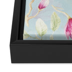 Hygge Hand Painted Watercolor Magnolia Blossoms Framed Canvas Print Gallery Image 3