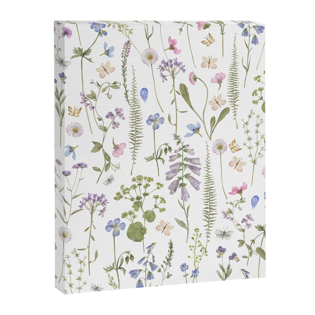 Hygge Summer Wildflowers Meadow Canvas Print Gallery Image 8