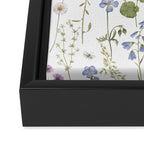 Hygge Summer Wildflowers Meadow Framed Canvas Print Gallery Image 3