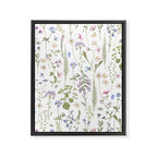 Hygge Summer Wildflowers Meadow Framed Canvas Print Gallery Image 8