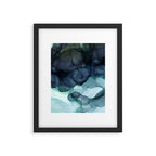 Night Blue Flowing Art Framed Art Print Gallery Image 6