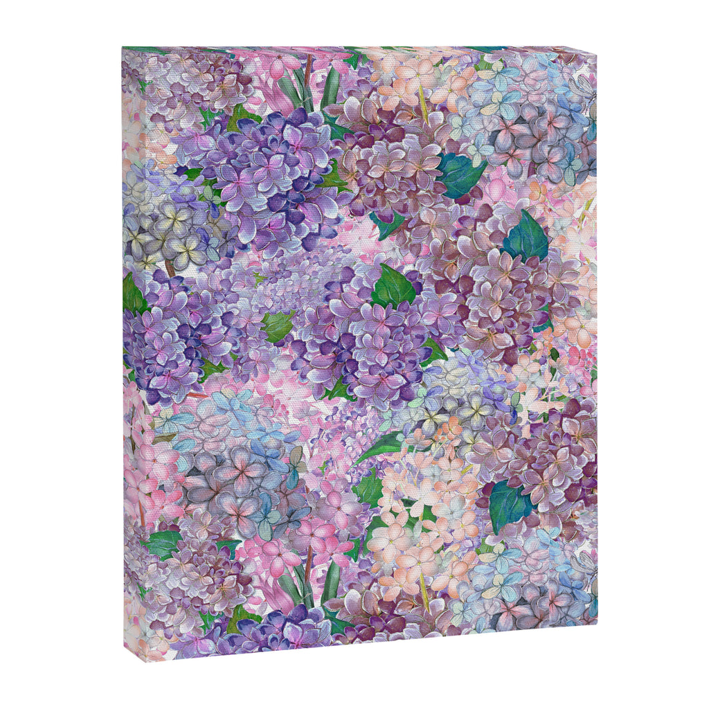 Purple and blue Lilac & Hydrangea - Flower Design Canvas Print Gallery Image 8