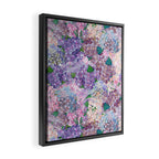 Purple and blue Lilac & Hydrangea - Flower Design Framed Canvas Print Gallery Image 2