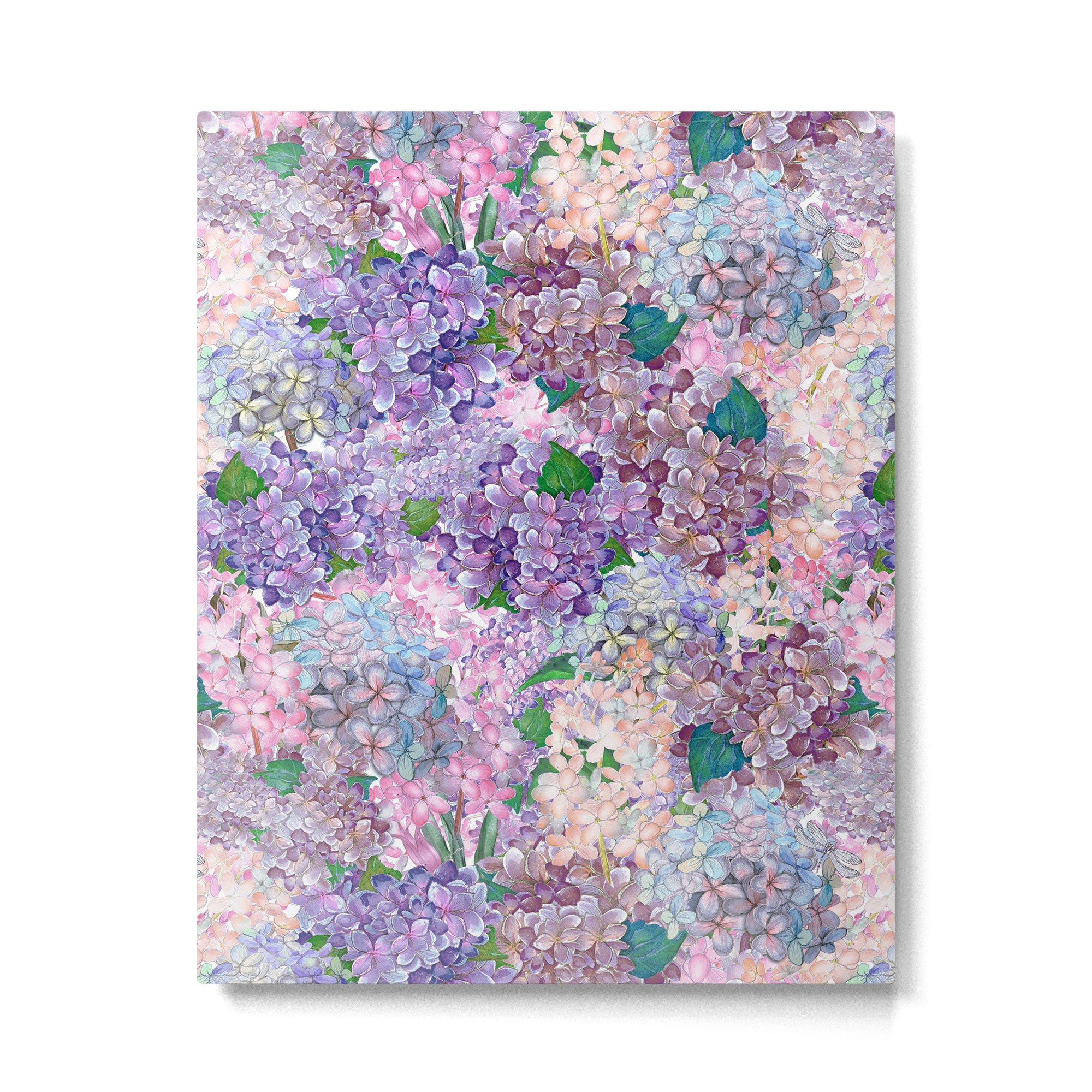 Purple and blue Lilac & Hydrangea - Flower Design Metal Print Gallery Image 6