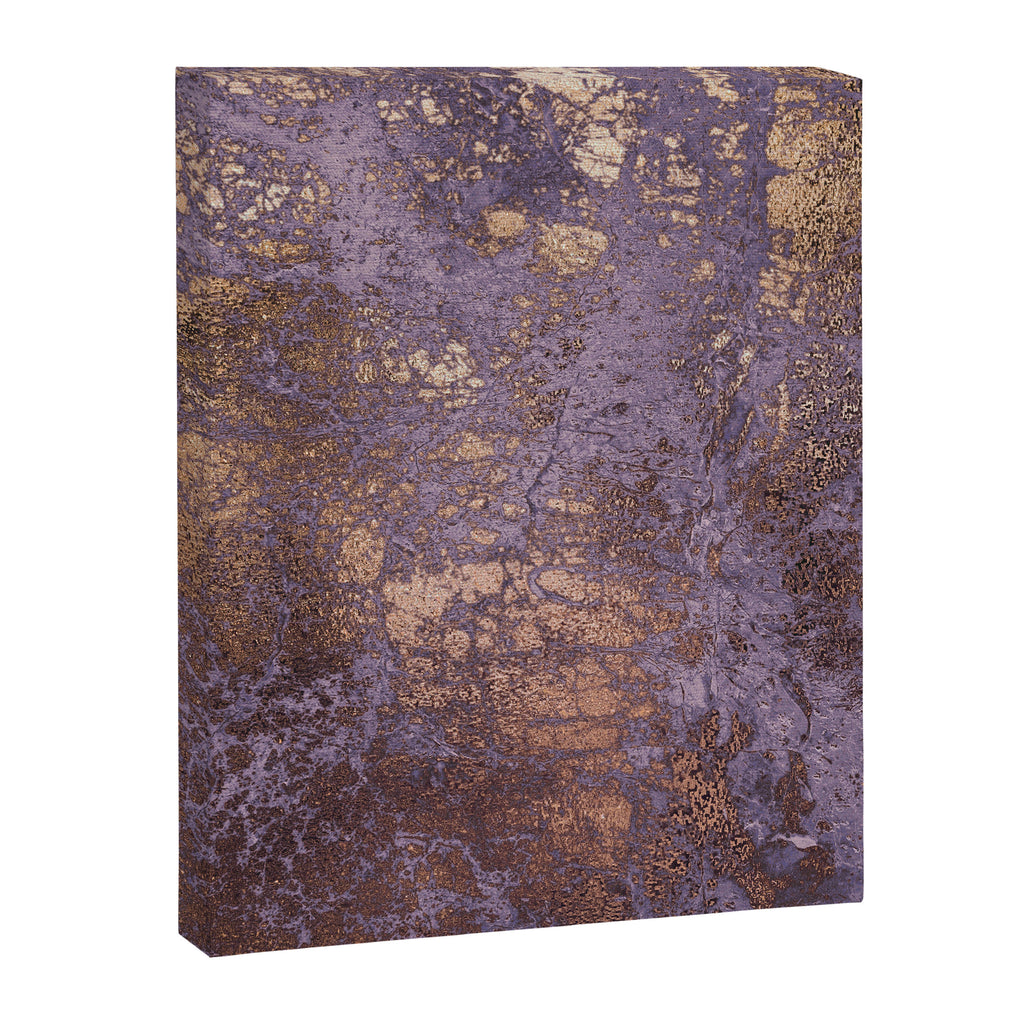Purple and Copper Glamour Ink  Marble Texture Canvas Print Gallery Image 8