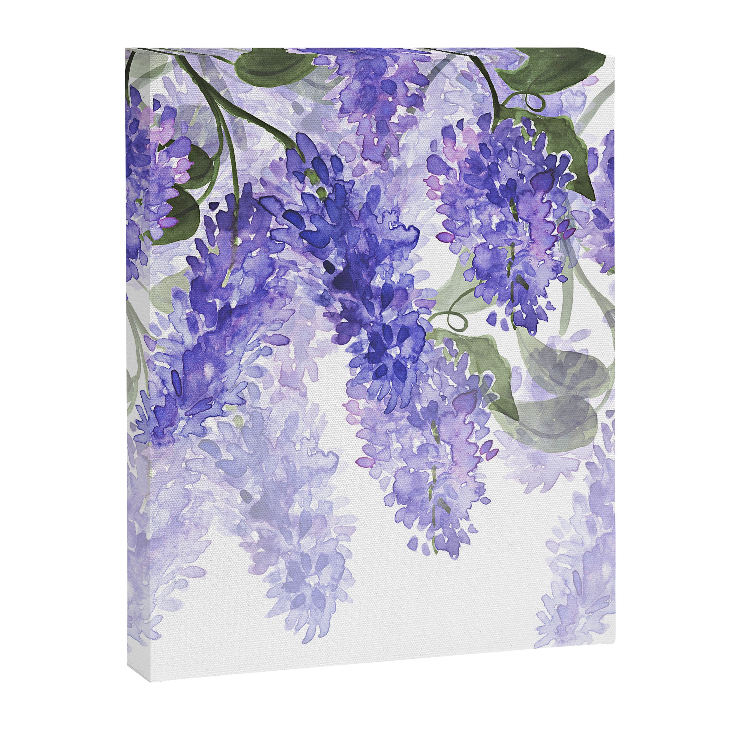 Purple Wisteria Flowers Canvas Print Gallery Image 8