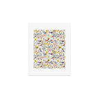 Scandinavian Colorful Midsummer Dried Wildflowers Watercolor Meadow  14 Art Print Gallery Image 1