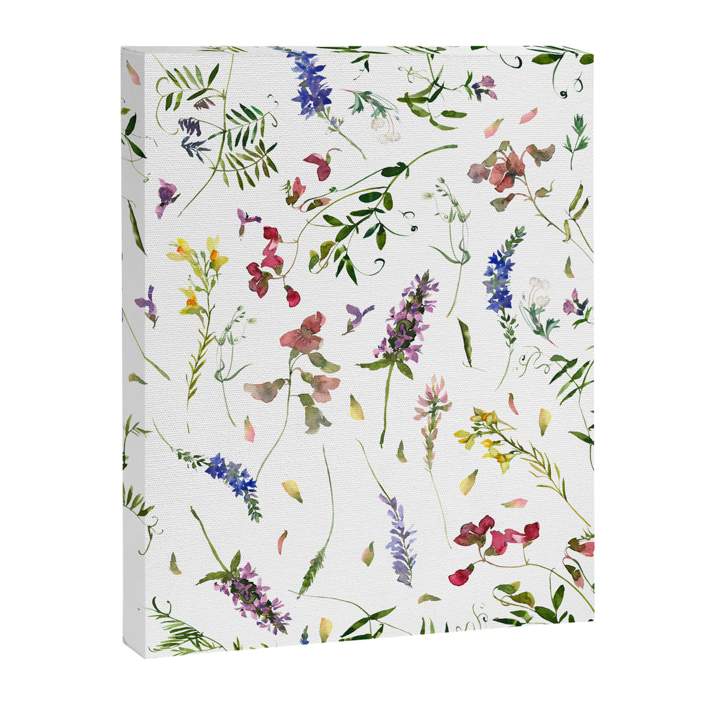 Scandinavian Midsummer Wildflowers Meadow  Canvas Print Gallery Image 8