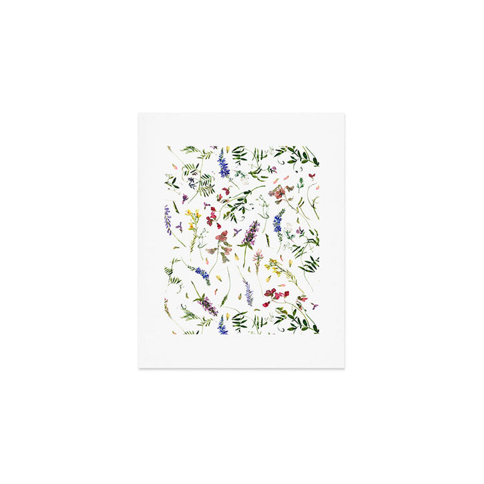 Scandinavian Midsummer Wildflowers Meadow  Art Print Gallery Image 1