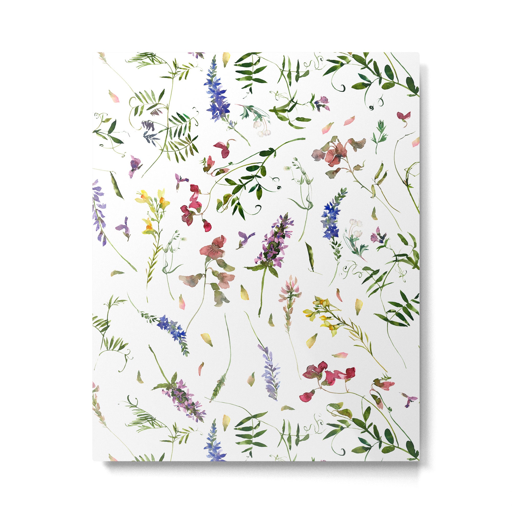 Scandinavian Midsummer Wildflowers Meadow  Metal Print Gallery Image 6