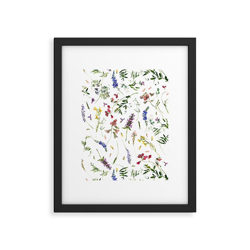 Scandinavian Midsummer Wildflowers Meadow  Framed Art Print Gallery Image 6