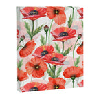 Summer Botanical Poppies Field Canvas Print Gallery Image 8