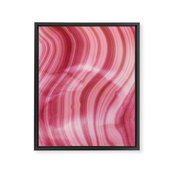 Summer Pink  Mermaid  Marble Framed Canvas Print Gallery Image 1