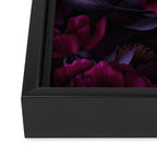 Vintage Dark Night Peonies  Framed Canvas Print Gallery Image 3