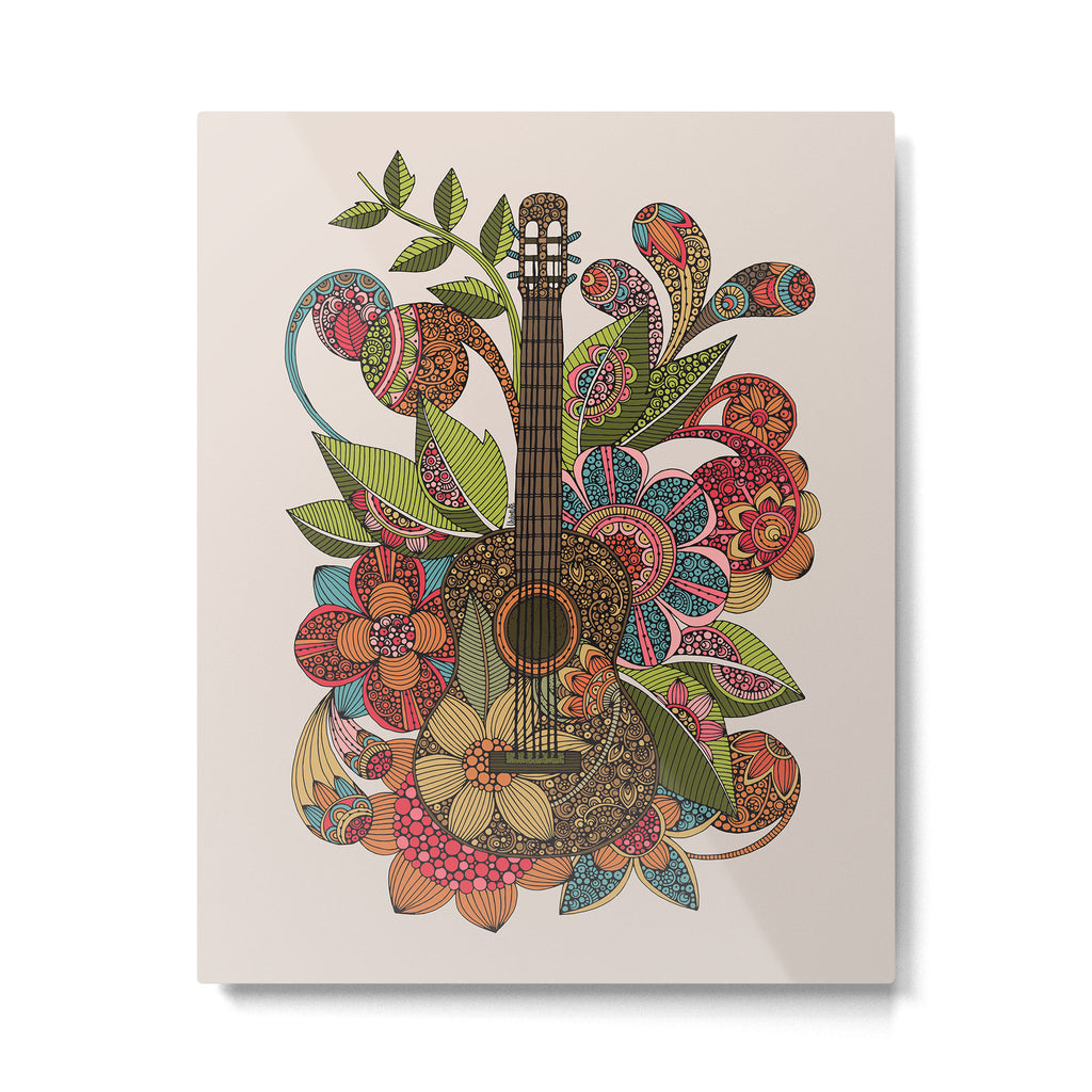 Ever Guitar Metal Print Gallery Image 1