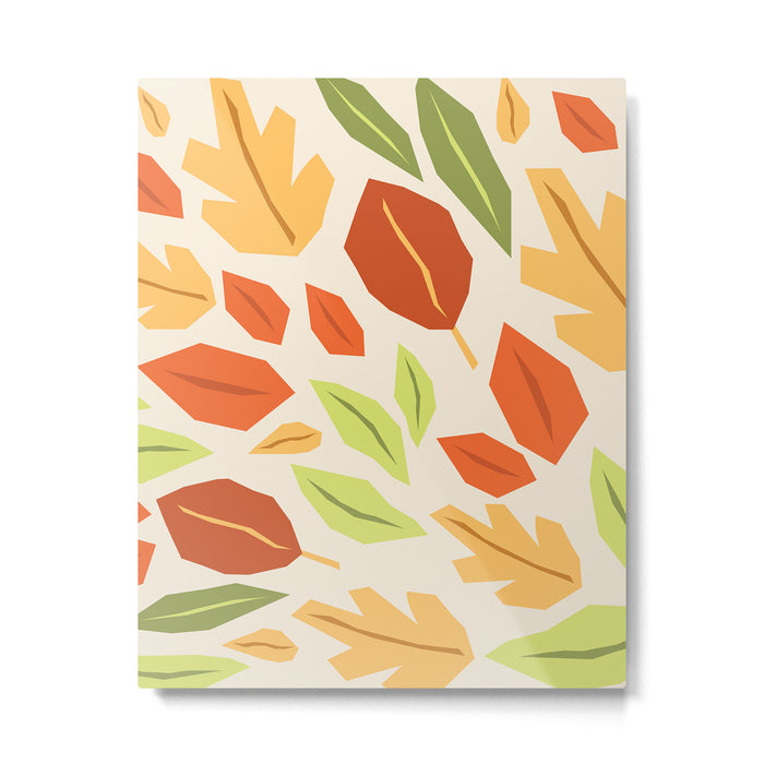 Autumn leaves Metal Print Gallery Image 1