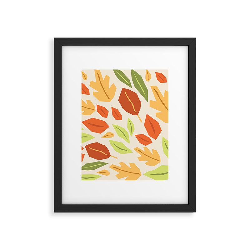 Autumn leaves Framed Art Print Gallery Image 6