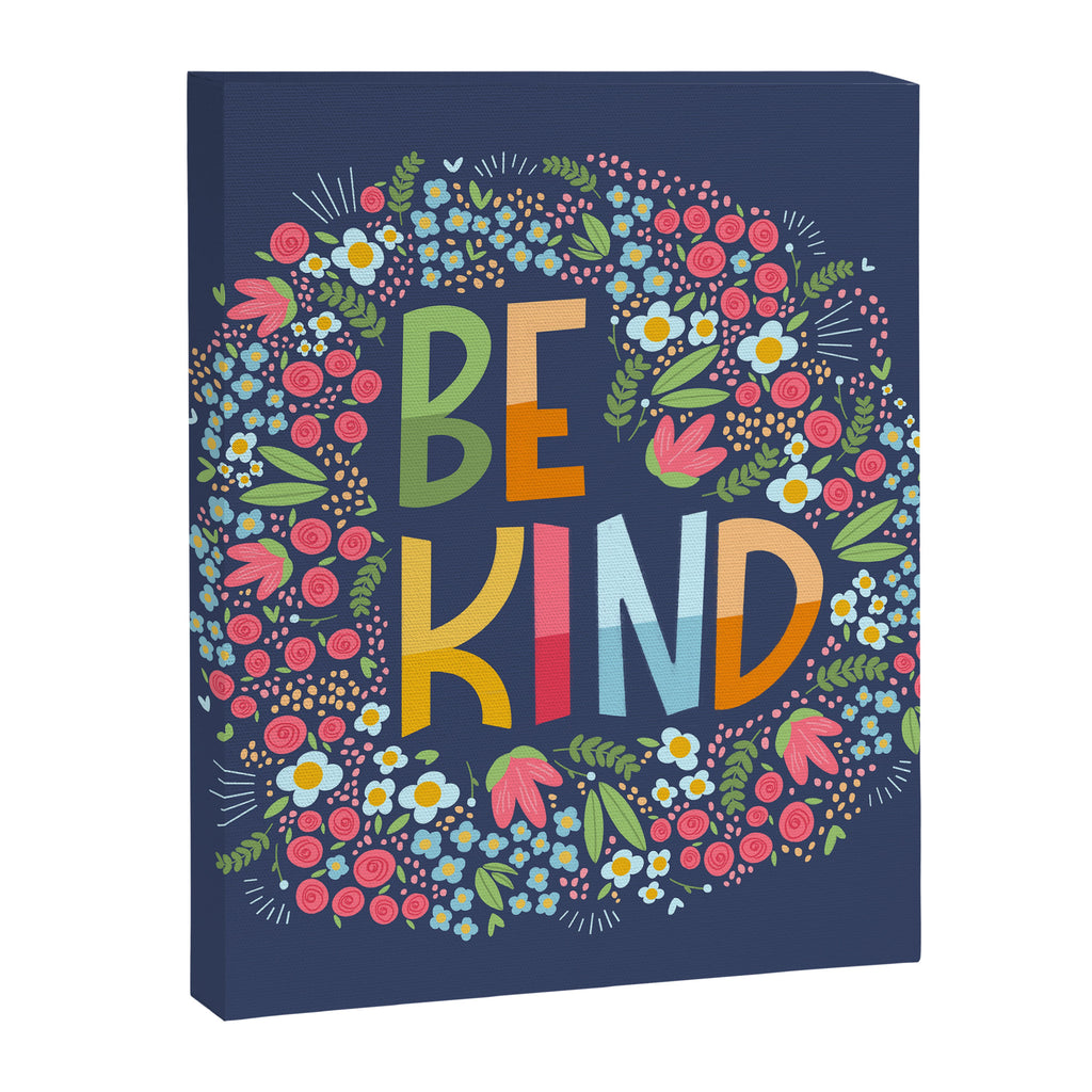 Be kind, floral Canvas Print Gallery Image 8