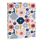 Big colorful flowers pattern Canvas Print Gallery Image 8
