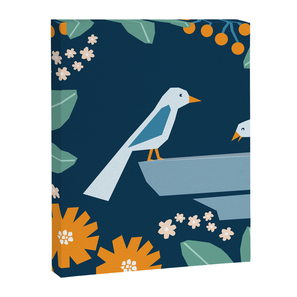 Bird bath  Canvas Print Gallery Image 8