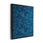 Blue Ocean Waves Framed Canvas Print Gallery Image 2