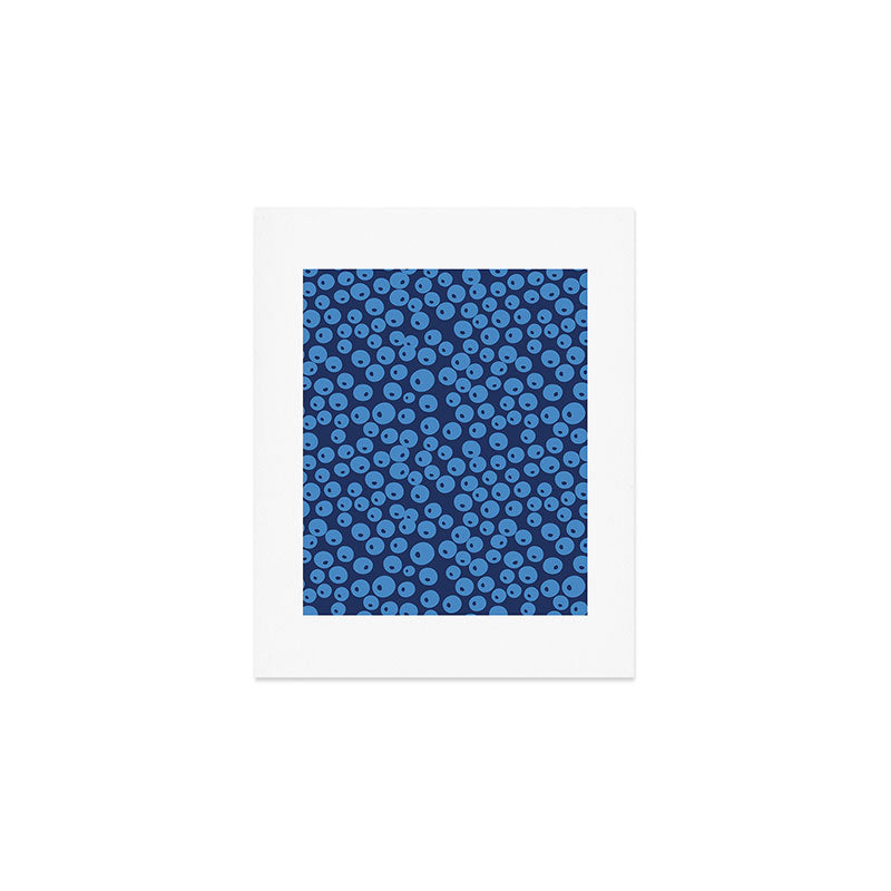 Blueberries pattern Art Print Gallery Image 1