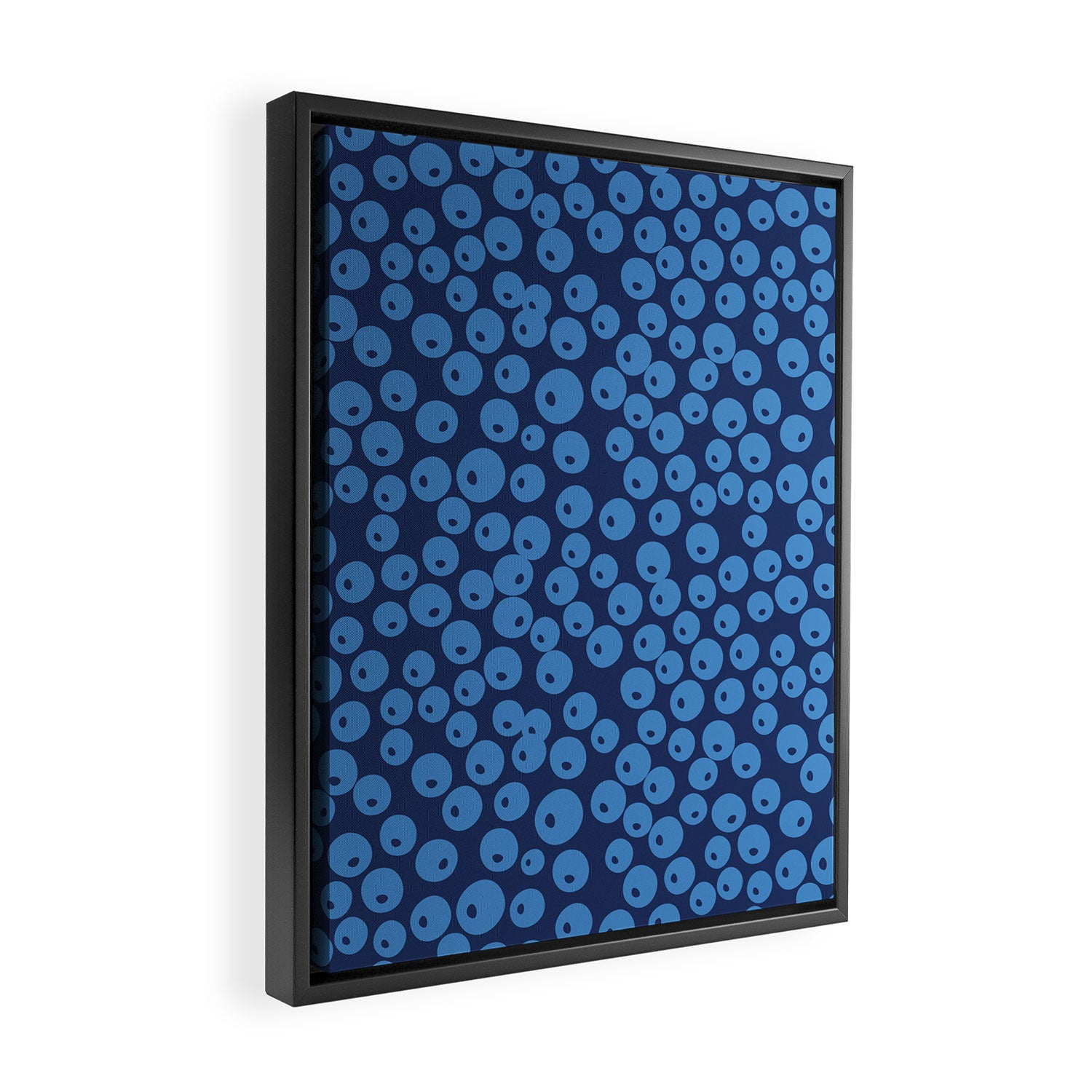 Blueberries pattern Framed Canvas Print Gallery Image 2