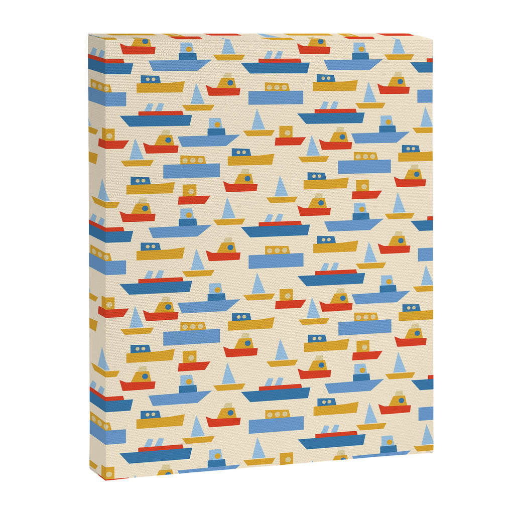 Boats pattern Canvas Print Gallery Image 8