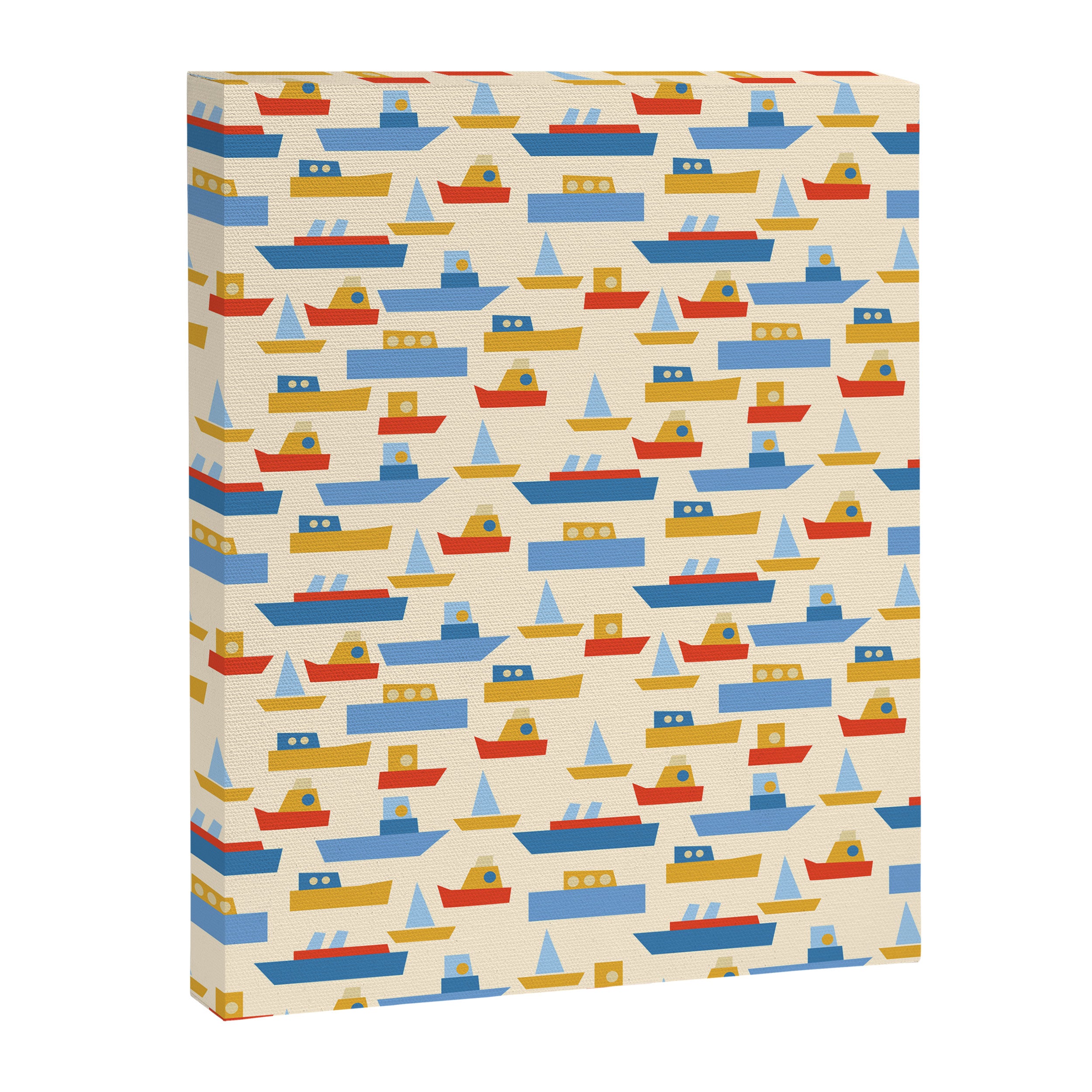 Boats pattern Canvas Print Gallery Image 8