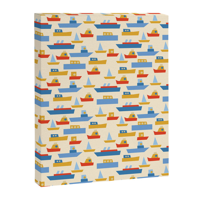 Boats pattern Canvas Print Gallery Image 1