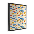 Boats pattern Framed Canvas Print Gallery Image 2