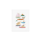 Boats poster Art Print Gallery Image 1