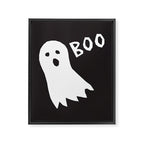 Boo halloween ghost Framed Canvas Print Gallery Image 8