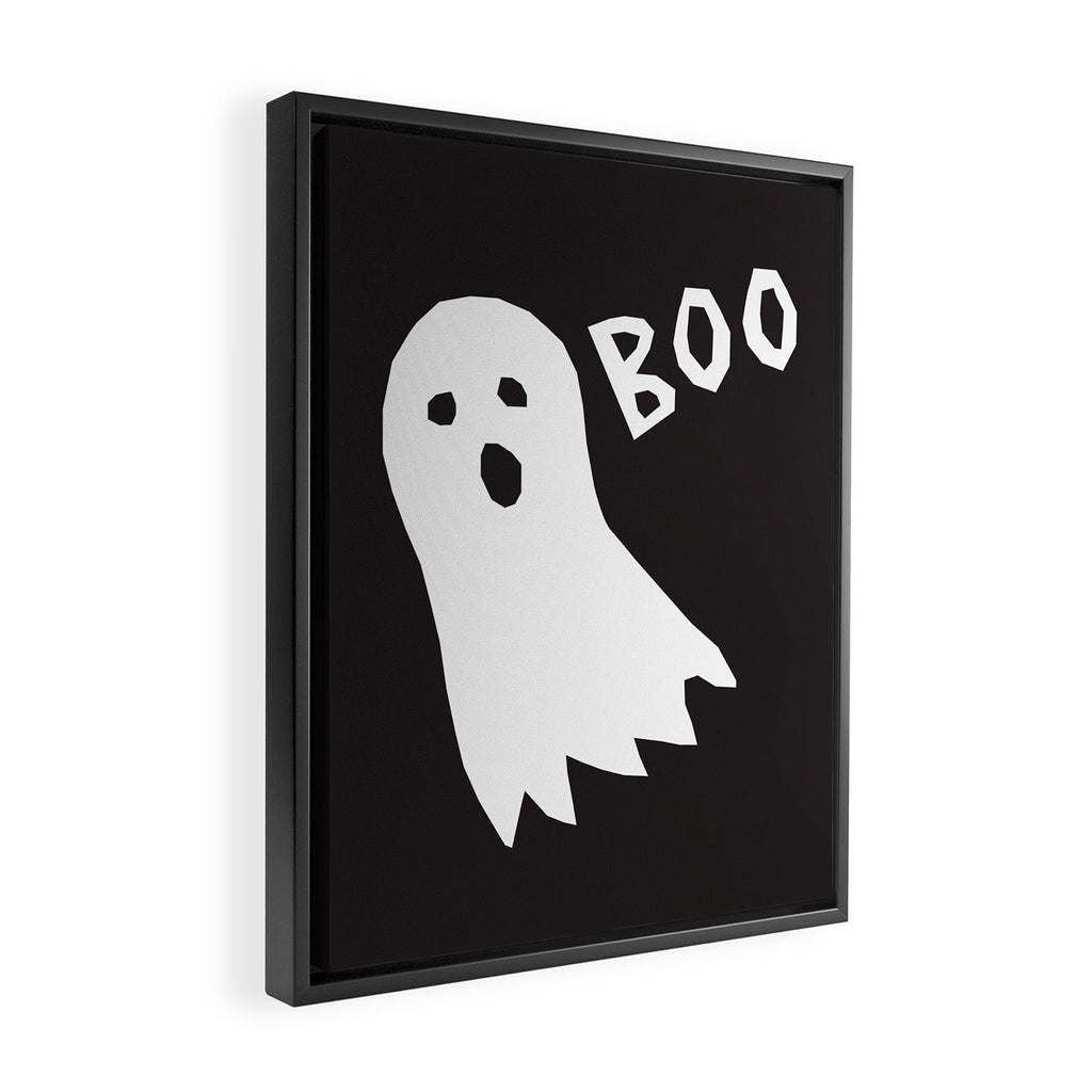 Boo halloween ghost Framed Canvas Print Gallery Image 2