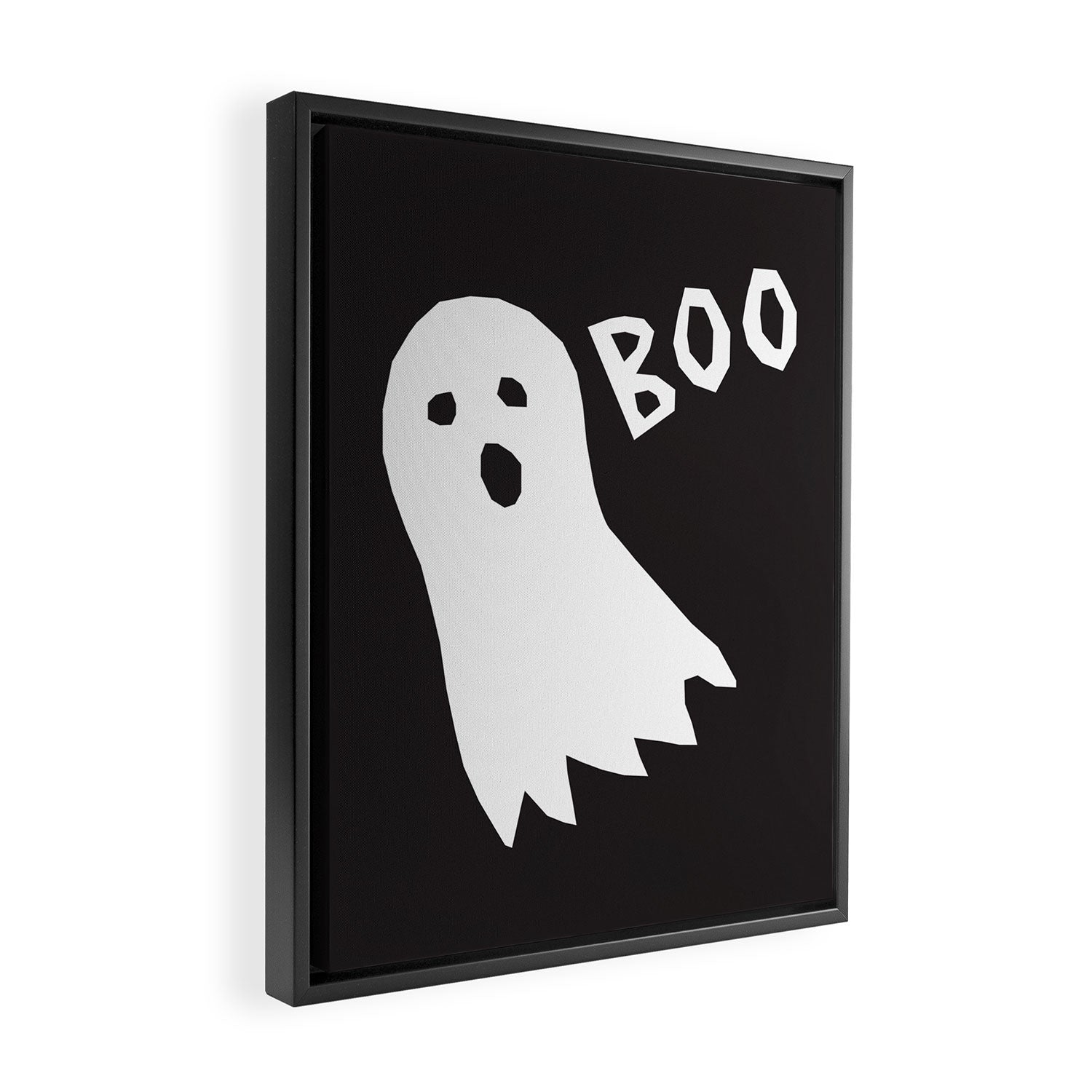 Boo halloween ghost Framed Canvas Print Gallery Image 2