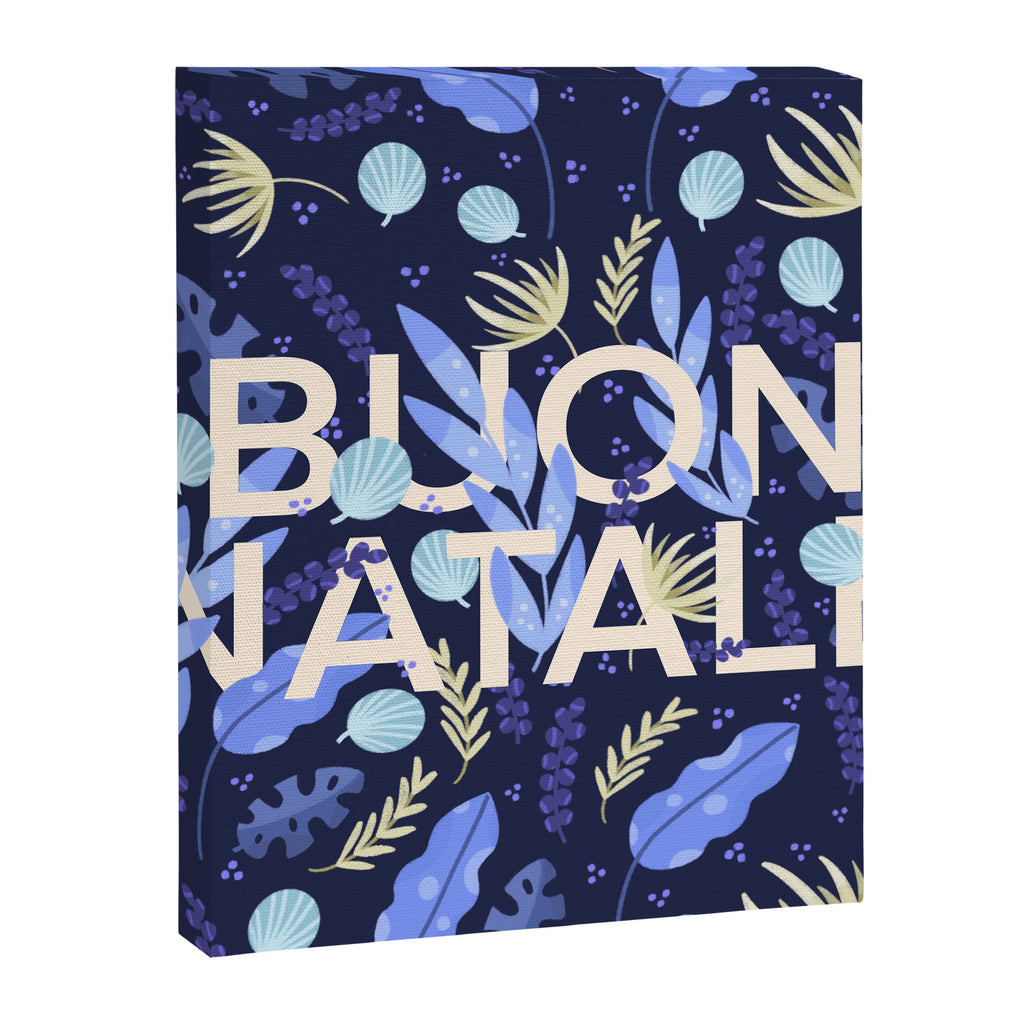 Buon Natale in blue Canvas Print Gallery Image 8