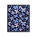Butterflies at night Framed Canvas Print Gallery Image 8