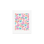 Butterflies in pink Art Print Gallery Image 1